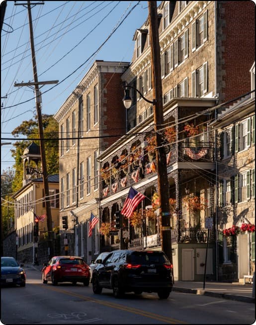 Historic street in Howard County, Maryland