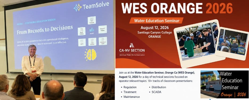 #teamsolve #awwa #waterutilities #utilityoperations #waterindustry | TeamSolve
